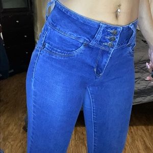 Dark blue skinny jeans